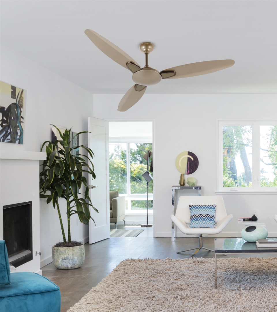 Luminous petal air white 600 mm 4 blade ceiling fan Premium Ceiling Home Fan 